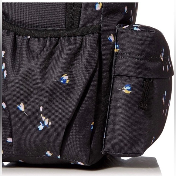🌸NWT RVCA MULTIPLIED II BLACK FLORAL BACKPACK 🌸 - Picture 6 of 13